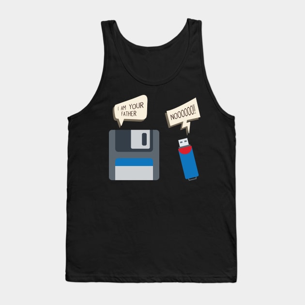 'I Am Your Father' Funny Computer Geek Tank Top by ourwackyhome